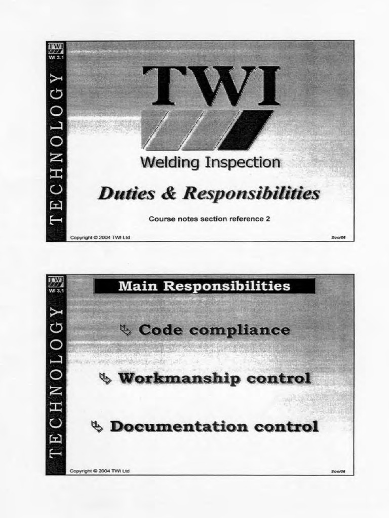 Duties & Responsibilities PDF