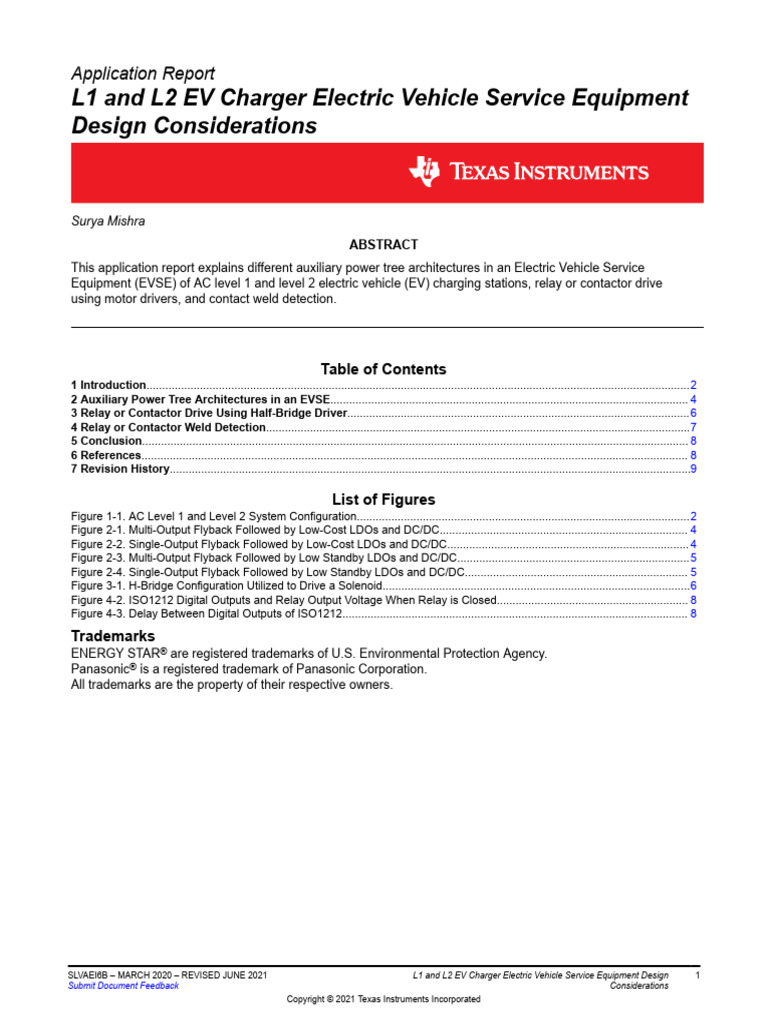 Charger Electric Vehicle Service Equipment | PDF | Relay | Battery Charger