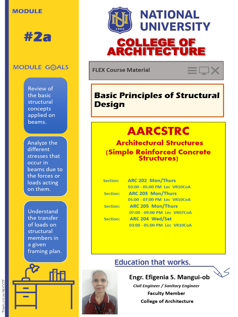 AARCSTRC.Module 2a. Basic Principles of Structural Design | PDF