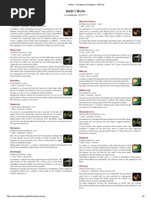 Herbs Dungeons & Dragons - D&D 5e