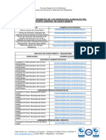 Correos Electronicos de Los Despachos Judiciales Del Distrito Judicial de Santa Marta