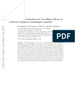 18-Variational Approximations Fortravelling Solitons in A Discrete Nonlinear Schrödinger Equation