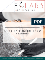 Ombre' Brow Training