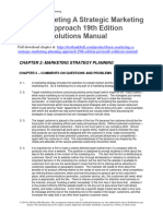 Basic Marketing A Strategic Marketing Planning Approach 19th Edition Perreault Solutions Manual