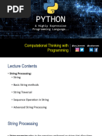 Lec 15. String Processing