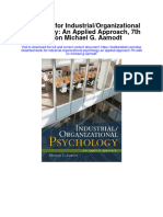 Test Bank For Industrial Organizational Psychology An Applied Approach 7th Edition Michael G Aamodt