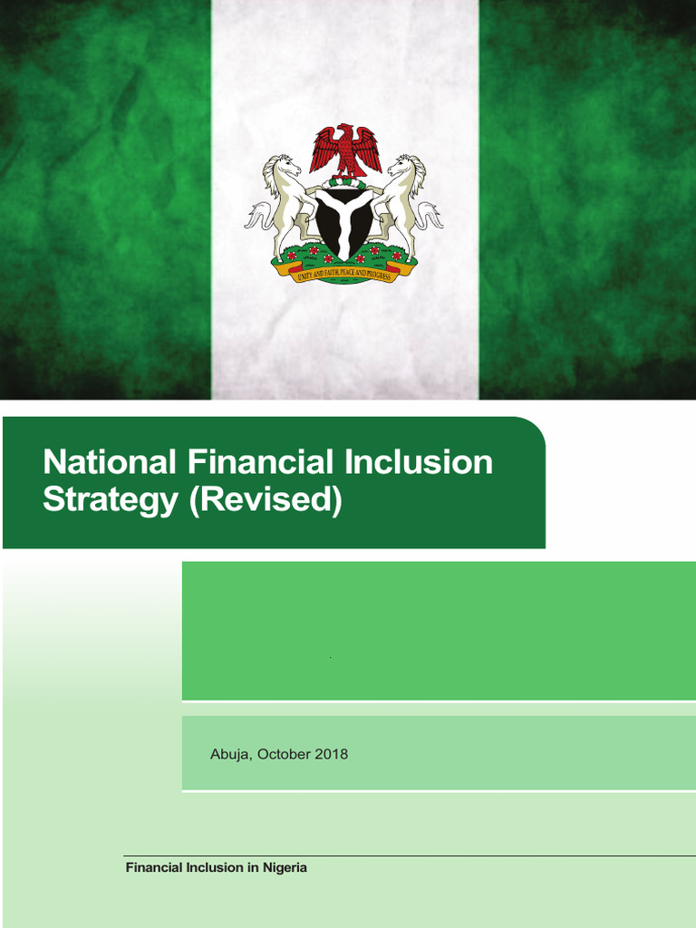 Revised Financial Inclusion Strategy Nigeria | PDF | Financial ...