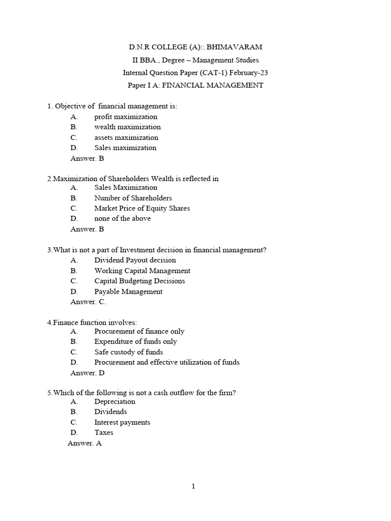 Fm mcqs bba 8 2 23 pdf