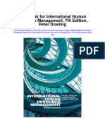 Test Bank For International Human Resource Management 7th Edition Peter Dowling