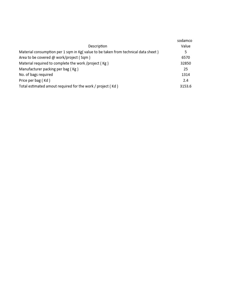 adhesive calculator PDF