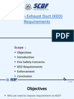 SCDF FSM Briefing - Kitchen Exhaust Duct (KED)