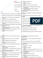 SENTENCE TRANSFORMATION G I HS