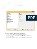 Data Migration Steps: 1. Login To Winscp/Filezilla