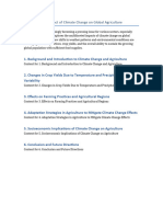 Impact of Climate Change On Agriculture