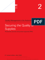 VDA 2 en 6th 2020 Securing The Quality of Supplies Production Process and Product Approval PPA AIAG QMC Vda2