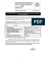 Tender Notice No. JMC/NIT-22/LMO-MGPS/ 06 Date: 29.01.2022