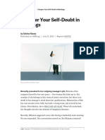Conquer Your Self - Doubt in Meeting Article