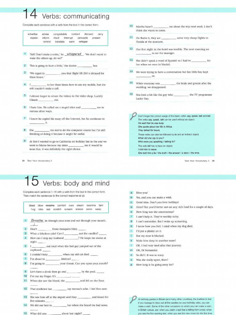 Practice Your Vocabulary 3
