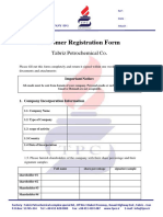 Customer Registration Form