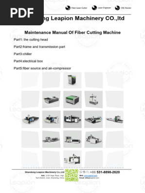 Fiber Cleaver Maintenance Manual