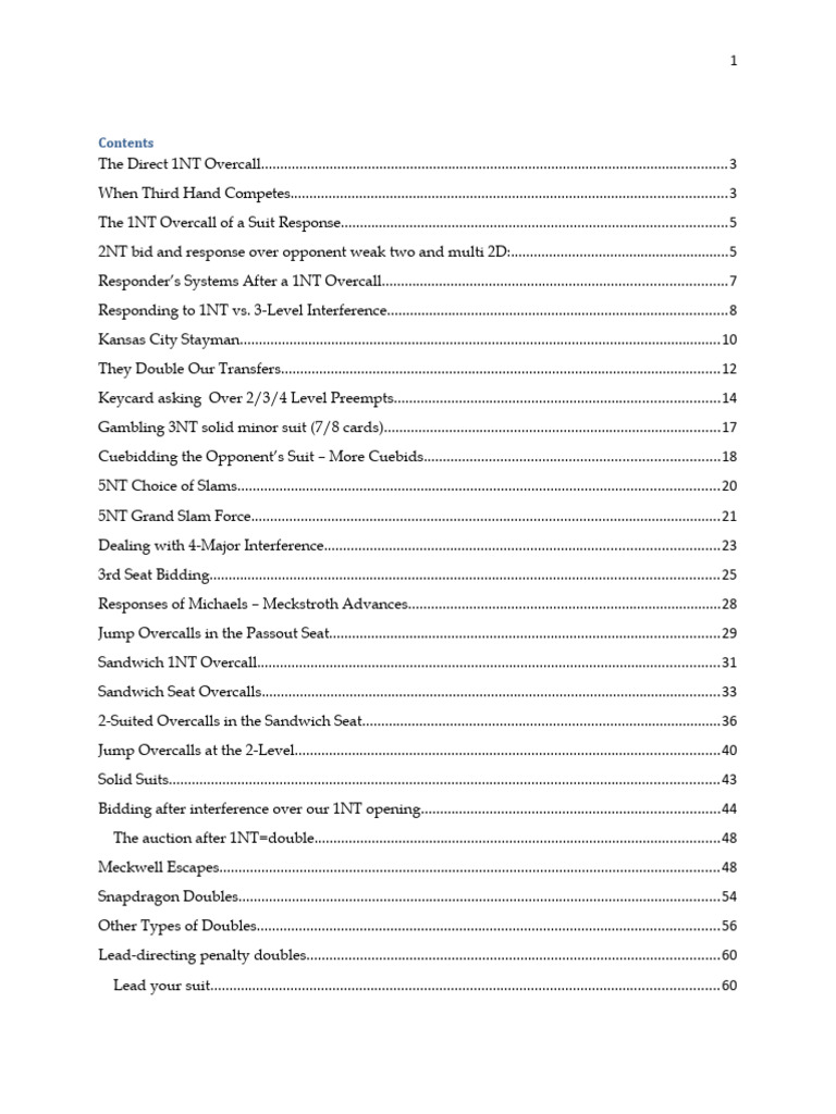 Leaping Michaels: Bridge Bidding Convention – VUXF