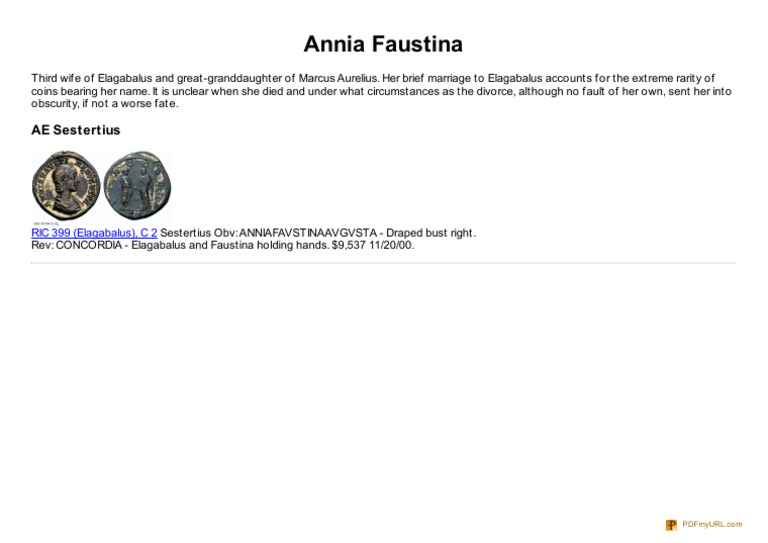 Annia Faustina PDF