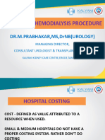 CQE11 Costing of Haemodialysis Procedure DR Prabhakar Muniappan 0