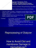 CQE11 Reprocessing of Dialyser DR Thiagarajan Thandavan - 0