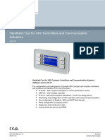 A6V10694920 - Handheld Tool For VAV Controllers and Communicativ - en
