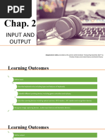 Chapter 2 - Input Output Devices