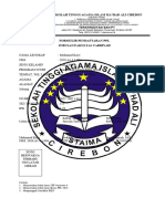 Format Formulir Pendaftaran PPL Pai