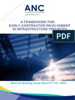 MarCom-WG-194-A FRAMEWORK FOR EARLY CONTRACTOR INVOLVEMENT