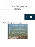 Module IV - Porter's Competive Strategy