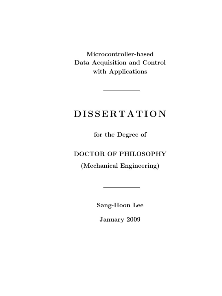 Dissertation | PDF | Technology & Engineering