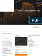 Eikon Core Quick Start Guide: For Today's Financial Professional. Your New Desktop Has Arrived