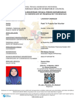 The Indonesian Health Workforce Council: Registration Certificate of Pharmacist Technician