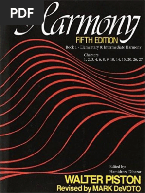 Walter Piston, Mark DeVoto - Harmony 5th Ed Book 1 (Edited