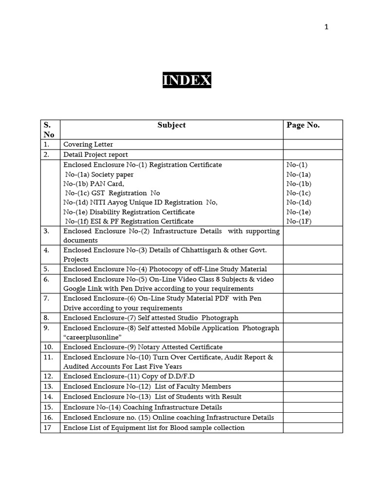 INDEX | PDF