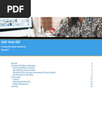 SAP Web ID FAQ
