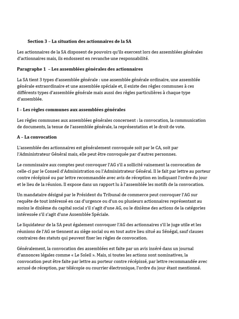 Deversoire Provisoire 2-3 | PDF | Action (Finance) | Obligation (Finance)