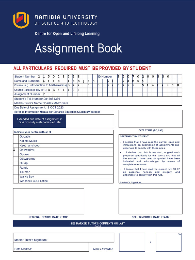 BBS112S Ass 2 | PDF