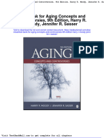 Test Bank For Aging Concepts and Controversies 9th Edition Harry R Moody Jennifer R Sasser