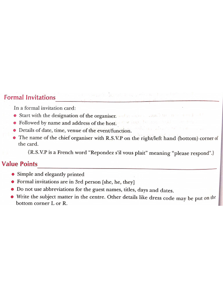 Formal Invitation. Card Format. | PDF
