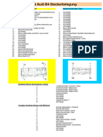 Audi 80 B4 Cluster Pinout