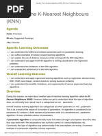 Monday - The K-Nearest Neighbours (KNN) - DS Core 13 Machine Learning