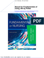Solution Manual For Fundamentals of Nursing 9th by Potter