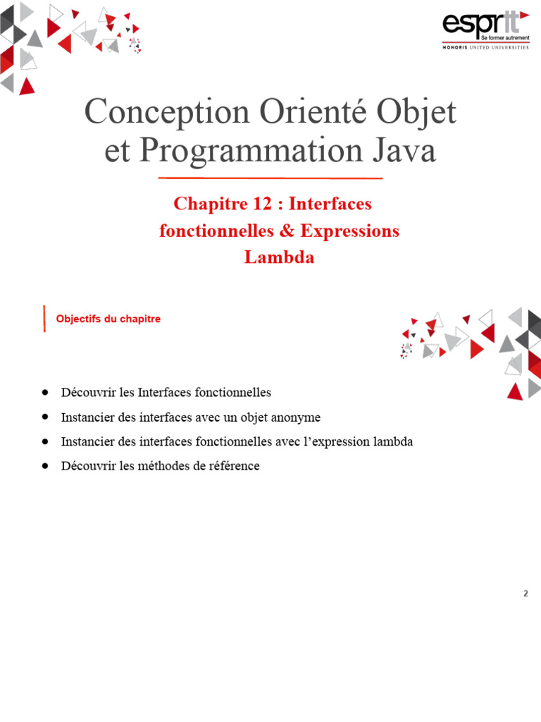 Chapitre 11 - Interfaces Fonctionnelles & Expressions Lambda | PDF ...