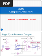 Lec12-Processor Control I