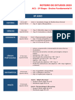 Roteiro de Estudos 2023: AC1 - 2 Etapa - Ensino Fundamental II