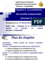 Chapitre 2 - Constitution Des Sociétés Commerciales 1ère Partie